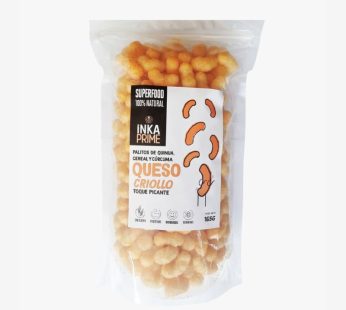 Chizitos de quinua, cereal y cúrcuma c/ queso criollo (165 g) – Inka Prime